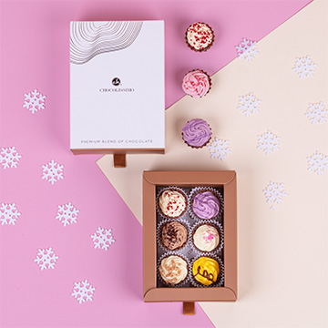 Cupcakes 6 - Gold - Pralinen