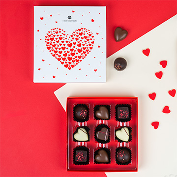 Liebespralinen perfekt für den Valentinstag