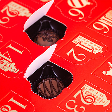 Edler roter Adventskalender