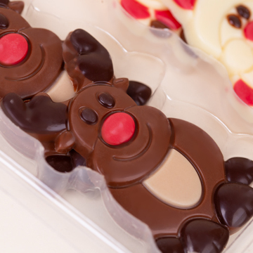 Liebvoll hangefertigte Schkoladenfigur