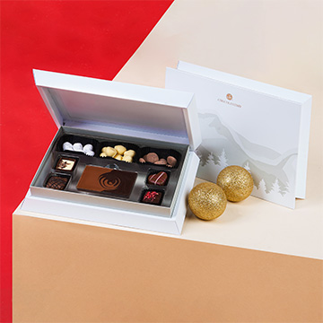 Schokoladenbonbons für Weihnachten