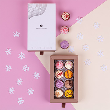 Cupcakes 8 - Gold - Pralinen