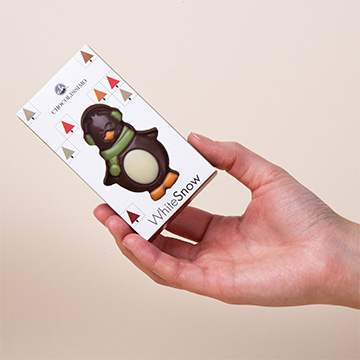 Weihnachtspinguin als Geschenk