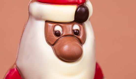 Exquisite Schokoladenkunst handgefertigter Nikolaus