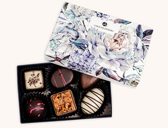 Einzigartige Merkmale des Pralinen-Sets Delight 6