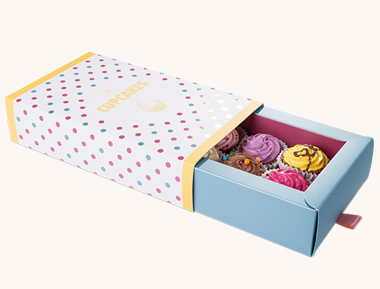 Einzigartige Eigenschaften von Schokoladenpralinen in Form von amerikanischen Cupcakes
