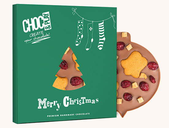 Einzigartige Merkmale der Schokoladen-Weihnachtskugel