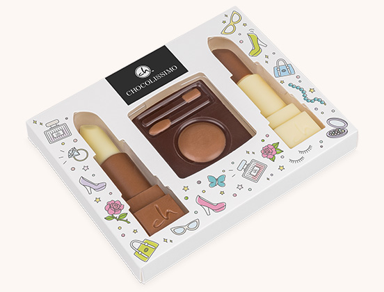 Eigenschaften des Schokoladen-Make-up-Sets